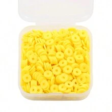 1盒約500顆6mm多色柔軟瓷珠,可用於diy波希米亞風格珠寶製作 - 一盒/約500pcs - 查看 18