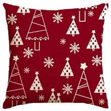 1 Miếng Lanh Gối trang trí Che phủ Đối với Nhà nông Nhà  Trang trí , 18x18inch , Tuyệt vời Đối với Phòng ngủ Và Phòng khách Bọc đệm Ghế sô pha - Nhiều màu - Xem 4
