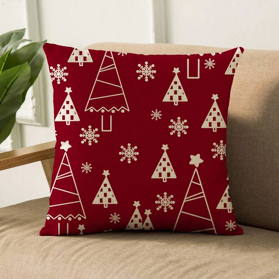 1 Miếng Lanh Gối trang trí Che phủ Đối với Nhà nông Nhà Trang trí , 18x18inch , Tuyệt vời Đối với Phòng ngủ Và Phòng khách Bọc đệm Ghế sô pha - Nhiều màu - Xem 1