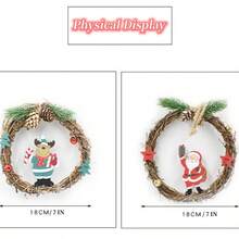 1 vòng hoa Giáng sinh, đồ trang trí cửa sổ/cửa ra vào hình ông già Noel và người tuyết, đồ trang trí cây thông Noel, đồ trang trí đèn Giáng sinh, đồ trang trí phòng, đồ trang trí Giáng sinh, đèn Giáng sinh, đồ trang trí phòng ngủ, đồ trang trí nhà, đồ trang trí tiệc, lễ hội ngày lễ, quà tặng Giáng sinh, đồ trang trí cây thông Noel, đồ trang trí - Màu vàng - Xem 10