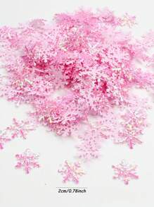 300pcs Snowflake Shaped Diy Christmas Wedding Party Confetti,Christmas