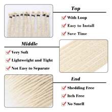 10股脏辫接发 仿脏辫 钩针编发 嘻哈无结钩针渐变编发 非洲部落风 - 米色 - 查看 4