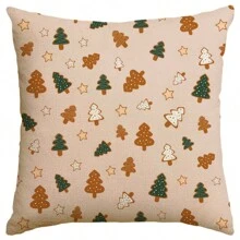 1 Miếng Lanh Gối ném Che phủ Đối với Nhà nông Nhà  Trang trí , Phòng ngủ , Phòng khách Sofa , 18x18inch - Nhiều màu - Xem 4