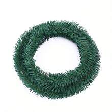 1pc 5.5m Christmas Rattan Vine, Colorful Fluffy Tinsel Decoration, 7cm Wide Home Decor Christmas Decorations Room Decor Winter