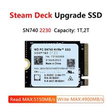 Western Digital (wd) Sn740 2tb 1tb 512gb M.2 Ssd 2230 Nvme Pcie Gen 4x4 Ssd 適用於 Microsoft Surface Prox Surface 筆記型電腦 Steam Deck 高達 5150mb/s - 黑色 - 查看 5