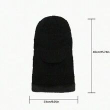 秋冬季男士户外保暖帽子女士户外骑行围巾一体式保暖内衬套头帽