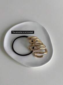 1 cái Kẹp tóc đuôi ngựa hình con rắn màu vàng dành cho nữ Phụ kiện tóc đường phố, Y2k, Kẹp tóc, Kẹp tóc, Đồ dùng học tập - Vàng - Xem 2