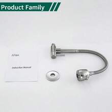 厨房不锈钢柔性水龙头壁挂式单冷水龙头单孔