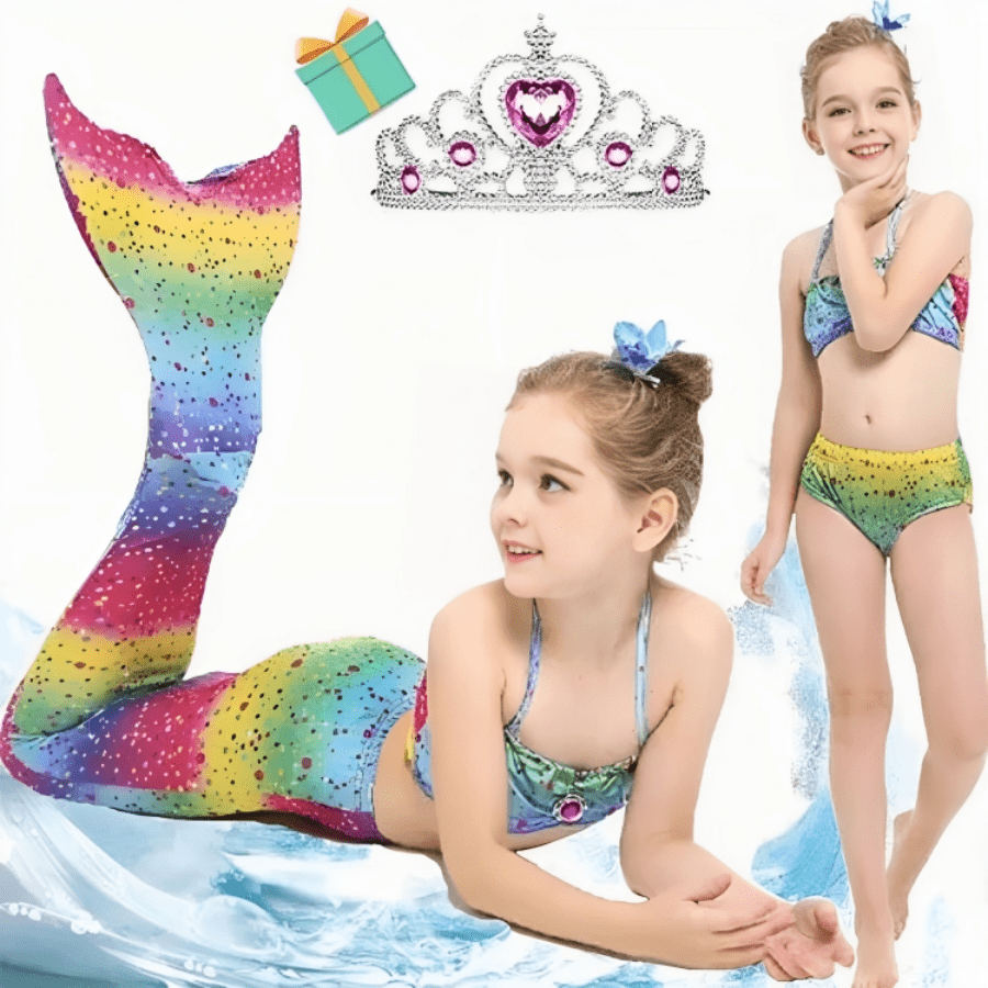Trajes De Baño De Para Niñas Sirena Para Nadar