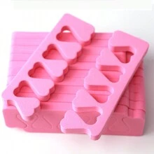 30入組eva指甲美甲隔離海綿,可隔離指頭和腳趾油漆,方便美甲工具 - 粉色 - 查看 6