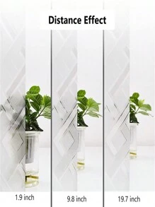 1 cuộn phim cửa sổ mờ phim bảo vệ cửa sổ phim tĩnh bám cửa sổ vinyl kính mờ nhãn dán không dính chống tia cực tím mờ hình vuông cho văn phòng phòng ngủ phòng khách - Nhiều màu - Xem 3