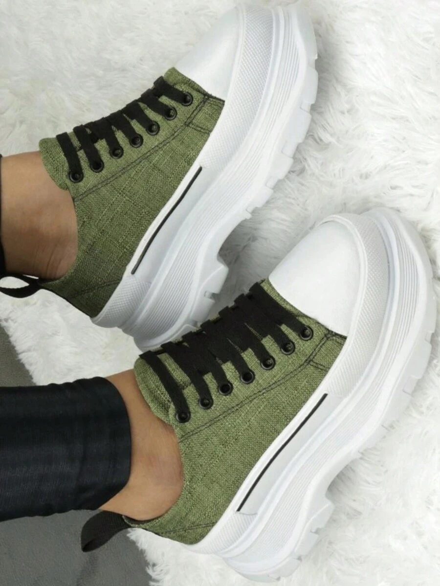 Women Casual Shoes - 綠色 - 查看 1