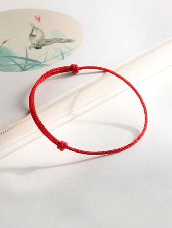 1 Piece Fashion Lucky Red Bracelet For Women Gift