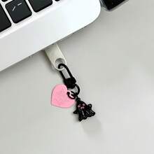 可愛的萬聖節鬼魂心形掛飾鑰匙扣,頭戴式掛飾,男女生日、萬聖節、情人節、聖誕節禮物