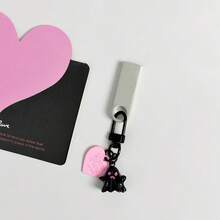 可愛的萬聖節鬼魂心形掛飾鑰匙扣,頭戴式掛飾,男女生日、萬聖節、情人節、聖誕節禮物