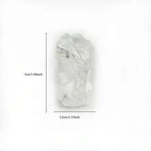 3-4pcs/Set Random Natural White Crystal Stones - White - View 4