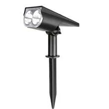 1pc Solar Powered Spotlight With Tree Lamp Holder For Outdoor Landscape Decoration Of Garden Villa, Lawn