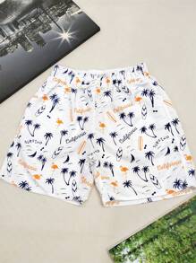 Men Shorts - 黃色 - 查看 1