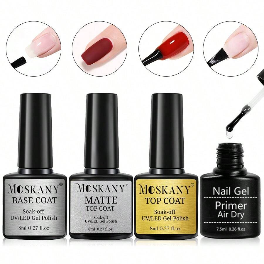 New Nail Polish Base Foundation And No Wipe Top Coat Transparent Primer
