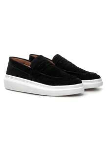 Men Sneakers - 黑與白 - 查看 5