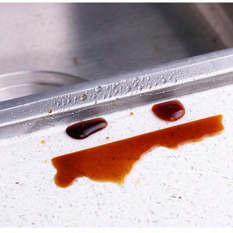 1個5公分寬x3公尺長x0.5公釐厚防水膠帶,適用於各種場合,廚房和浴室防水防霉膠帶,透明密封條,適合浴缸/水槽、辦公室等地方使用。