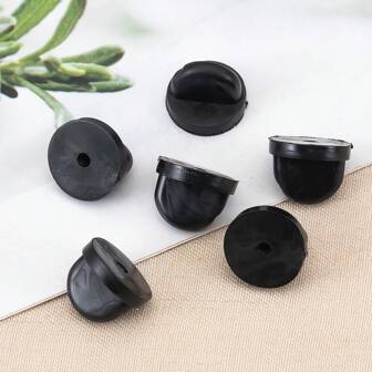 50 st. Enkel Plast & Knappnålar & Suddgummi Fjäril , Lämplig För DIY Bricka & Broscher Material