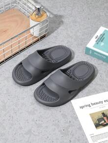 男士按摩家居浴室防滑拖鞋,室內靜音柔軟底部防漏拖鞋