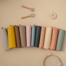 Antilop 嬰兒高腳椅餐墊,矽膠餐墊,高腳椅托盤手指食物餐墊,適合嬰兒、幼兒(淺粉紅色) - 淺粉色 - 查看 6