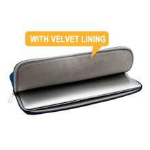 带柔软衬里的笔记本电脑保护套，适用于 Apple、Hp、Asus、11-16 英寸教室笔记本电脑包教室包教师收纳包教室整理包