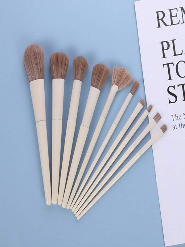 Set Of 10 Zero-degree Makeup Brushes