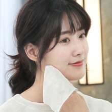 1 包加厚一次性洗脸巾 100 柔软面料旅行清洁干湿卸妆珍珠可重复使用 - 白色 - 查看 4