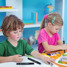 80/48 Colors Alcohol-Based Dual Tip Coloring Art Marker Pen Set - Multicolor - View 8