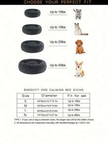 1pc Comfortable & Warm Pet Cushion For Small/medium Cats & Dogs, Suitable For Pet Sleeping And Resting - Pink - View 6