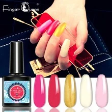 1pc 8.3ml Blue Color Gel Nail Polish Nail Art Varnishes Gel Lacquer Coat LED Nails Manicure Design UV Gel Varnish Soak Off - Dusty Blue - View 9