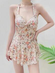 Đồ bơi nữ Kiểu Váy Bảo Thủ Che Bụng Hiệu Quả Giảm Béo, Đồ Bơi Thời Trang Mới 2024 - Nhiều màu - Xem 2