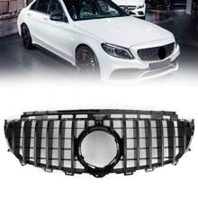 Front Grill Grille For Mercedes Benz W213 E-Class AMG 2016-2019 - Black - View 1