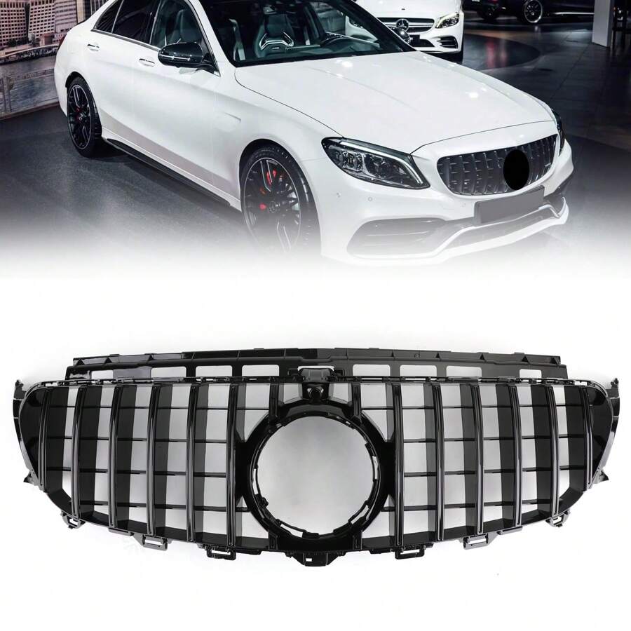 Front Grill Grille For Mercedes Benz W213 E-Class AMG 2016-2019 - Black - View 1