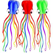 Papalote Con Diseño De Pulpo De Gran Calidad De - Verde - Ver 1