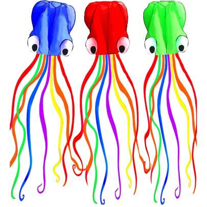 Papalote Con Diseño De Pulpo De Gran Calidad De