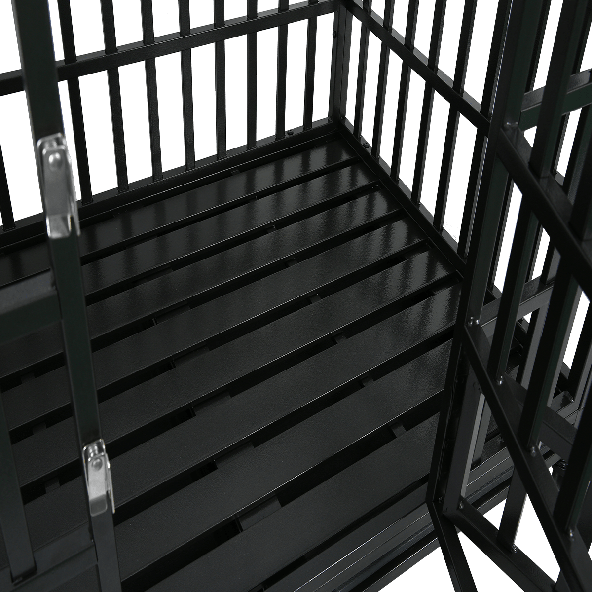 Heavy Duty Dog Cage pet Crate with Roof | SHEIN UK