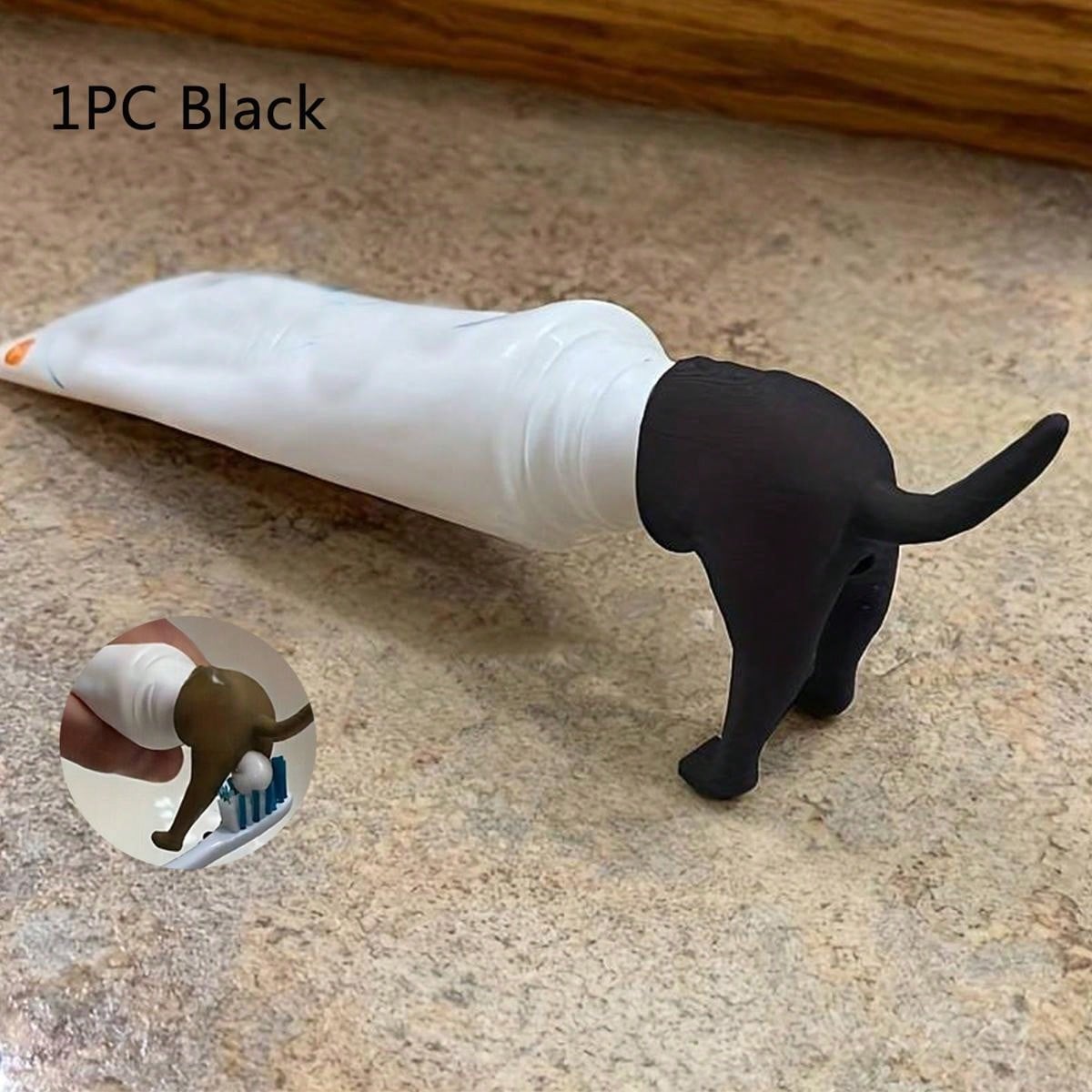 1pc Poop Dog Butt Toothpaste Cap Can Be Used To Squeeze Out Toothpaste