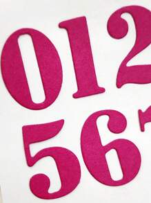 Metal Die Cutting Stencil For 0-9 Numbers - Silver - View 7