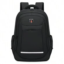 Mochila De Gran Capacidad Y Varios Compartimentos Con Durabilidad Y Rentabilidad - Negro - Ver 4
