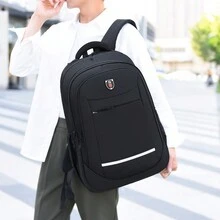 Mochila De Gran Capacidad Y Varios Compartimentos Con Durabilidad Y Rentabilidad - Negro - Ver 1