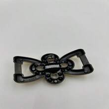 1pair Exquisite Luxury Style Rhinestone Detachable Shoe Buckle, Versatile For Various Women's Shoes - Gold - View 4