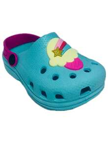 Kit Tenis Pink e Babuche Sorvete Meninas Infantil Moda Escola Diversao 19 ao 32