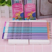 12pcs/pack Triangular Pencil Lead For Students - Multicolor - View 3