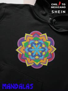 SUDADERA MANDALA ESTRELLA - Negro - Ver 2