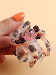 1入酸韌性小花龜甲夾髮夾配件