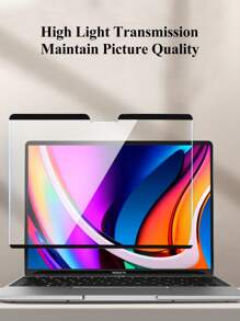 DANYCASE 1 Miếng Bảo Vệ Màn Hình Trong Suốt Từ Tính HD Cho Pro Air 13.3 2018 2019 2020 M1 M2 2022 Air 13.6 Pro14 16 Phụ Kiện Máy Tính Xách Tay - Trong sáng - Xem 2